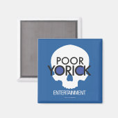 Aimant Logo de Poor Yorick Entertainment (Recto/Verso)