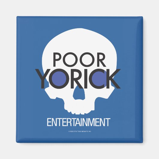 Aimant Logo de Poor Yorick Entertainment (Devant)