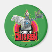 Aimant Logo de Robot Chicken Character (Devant)