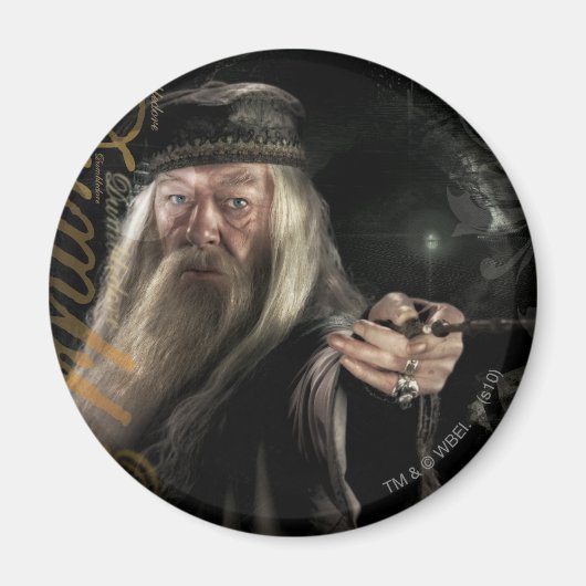 Aimant Logo de script Dumbledore (Devant)