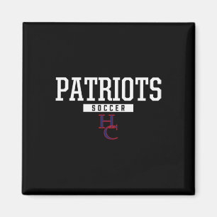 Aimant Logo de soccer des Patriots du comté de Henry Hs