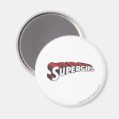 Aimant Logo de Supergirl Red and White (Recto/Verso)