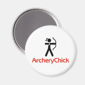 Aimant Logo de tir à l'arc (Recto/Verso)