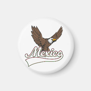 Aimant logo de voyage au Mexique