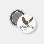 Aimant Logo de voyage en Albanie (Recto/Verso)