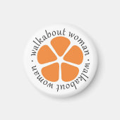 Aimant Logo de Walkabout Woman (Devant)