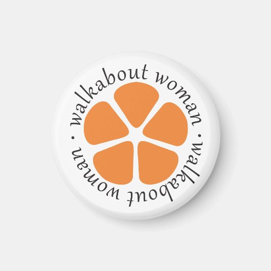 Aimant Logo de Walkabout Woman (Devant)