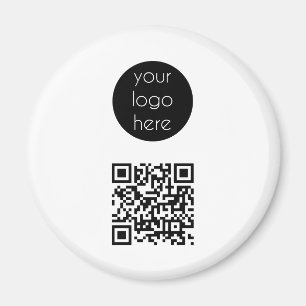 Aimant Logo d'entreprise Code QR promotionnel de la socié
