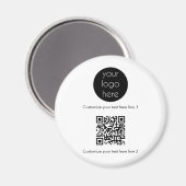 Aimant Logo d'entreprise personnalisé (Recto/Verso)