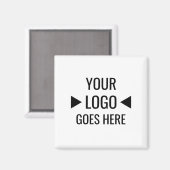 Aimant Logo d'entreprise personnalisé (Recto/Verso)