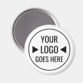 Aimant Logo d'entreprise personnalisé (Recto/Verso)