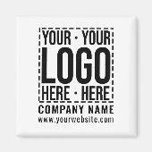 Aimant Logo d'entreprise personnalisé Entreprise Cool mod (Devant)