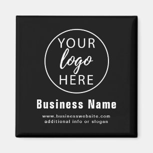 Aimant Logo d'entreprise personnalisé simple et moderne