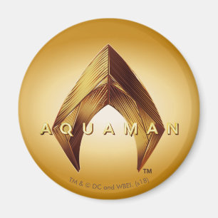 Aimant Logo d'or d'Aquaman   Aquaman
