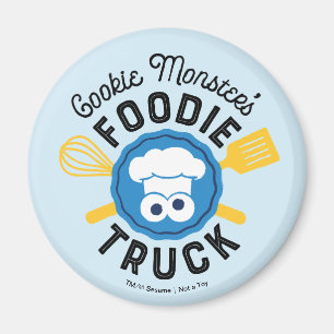 Aimant Logo du camion gastronomique de Cookie Monster