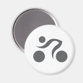 Aimant Logo du cool cycliste (Recto/Verso)