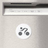Aimant Logo du cool cycliste (In Situ (Lave-vaisselle))