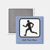 Aimant Logo du coureur personnalisable (Recto/Verso)