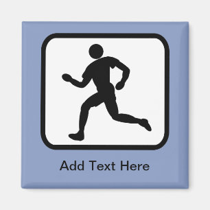 Aimant Logo du coureur personnalisable