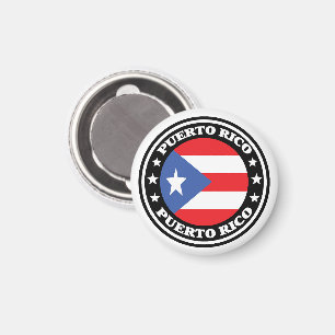 Aimant Logo du drapeau national de Porto Rico