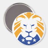 Aimant Logo du lion TRUMP (Recto/Verso)