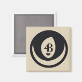 Aimant logo du Mouvement 4B (Recto/Verso)