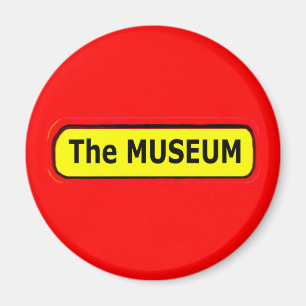 Aimant Logo du MUSÉE Le MUSÉE Zazzle