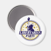 Aimant logo du parti libertaire (Recto/Verso)