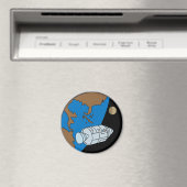 Aimant Logo du patch de mission Apollo 1 (In Situ (Lave-vaisselle))