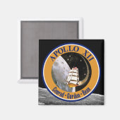 Aimant Logo du patch de mission Apollo 12 (Recto/Verso)