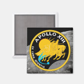 Aimant Logo du patch de mission NASA Apollo 13 (Recto/Verso)
