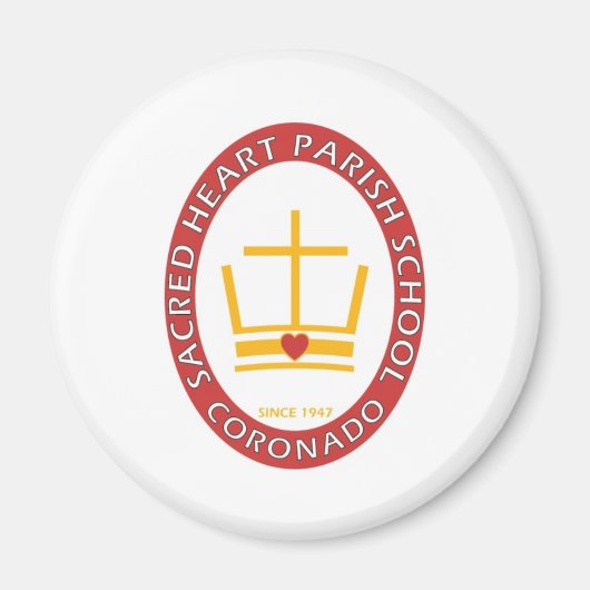 Aimant Logo du Sacré-Coeur Coronado (Devant)