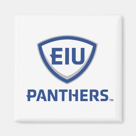 Aimant Logo Eastern Illinois Panthers Shield & Wordmark (Devant)