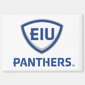 Aimant Logo Eastern Illinois Panthers Shield & Wordmark (Recto)