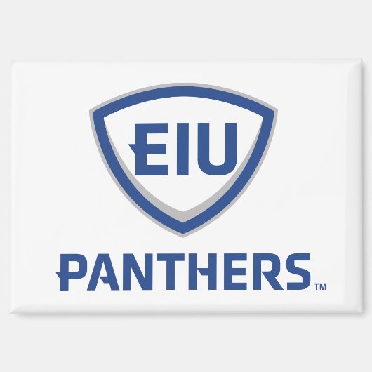 Aimant Logo Eastern Illinois Panthers Shield & Wordmark (Recto)