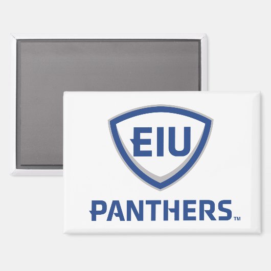 Aimant Logo Eastern Illinois Panthers Shield & Wordmark (Recto/Verso)