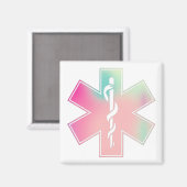 Aimant Logo EMS - "Cotton Candy" (Recto/Verso)