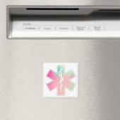 Aimant Logo EMS - "Cotton Candy" (In Situ (Lave-vaisselle))