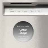 Aimant Logo et texte promotionnels modernes | Couleur mod (In Situ (Lave-vaisselle))