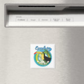 Aimant Logo Explore Aruba voyage (In Situ (Lave-vaisselle))