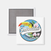 Aimant Logo Explorez le fabuleux Honduras (Recto/Verso)