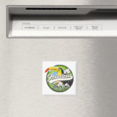 Aimant Logo Explorez l'Équateur fabuleux (In Situ (Lave-vaisselle))