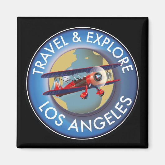 Aimant Logo Explorez Los Angeles (Devant)
