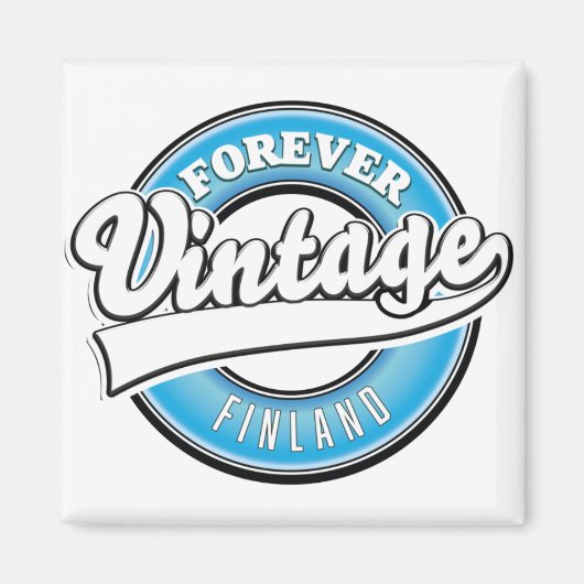 Aimant Logo Forever vintage Finland (Devant)