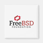 Aimant Logo FreeBSD Foundation (Devant)