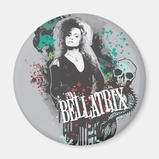 Aimant Logo graphique Bellatrix Lestrange (Devant)