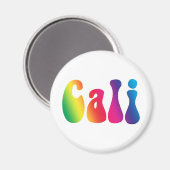 Aimant Logo Hippie Cali Cravate-Dye California (Recto/Verso)