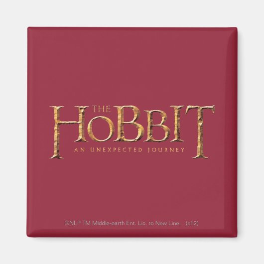 Aimant Logo Hobbit Texturé (Devant)