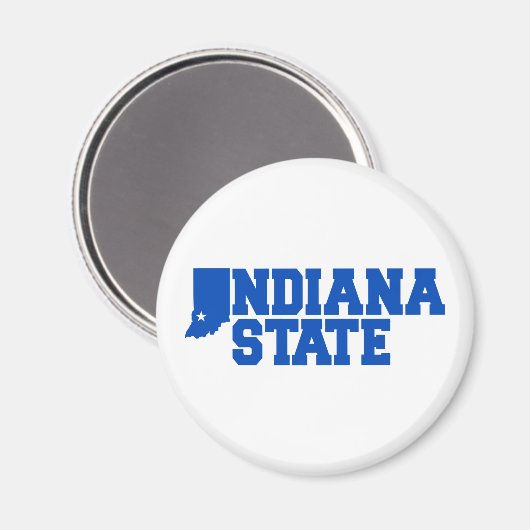 Aimant Logo Indiana State (Recto/Verso)