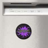 Aimant Logo Irritants Splat - Vert/Violet (In Situ (Lave-vaisselle))